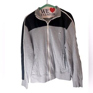 Original Penguin zip up crew neck sweatshirt